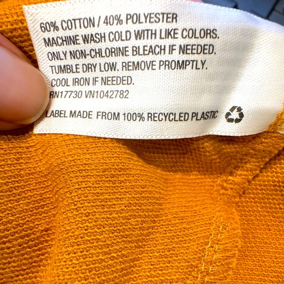 Mens Target Goodfellow & Co Gold Collared Long Sleeve Polo Shirt XXL NEW NWT - Picture 5 of 5